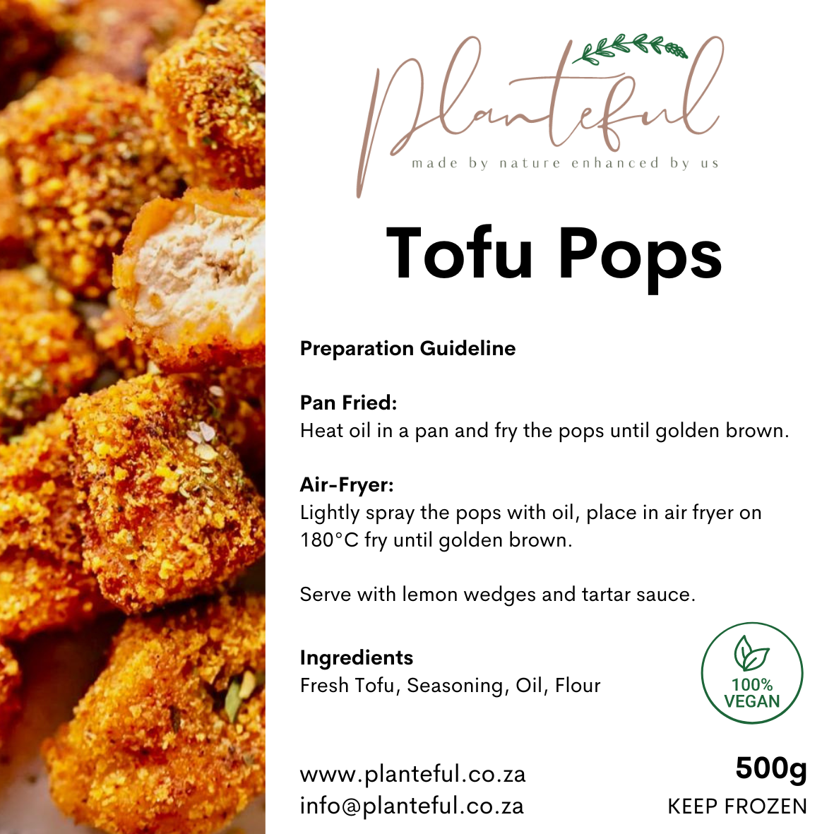 Tofu pops