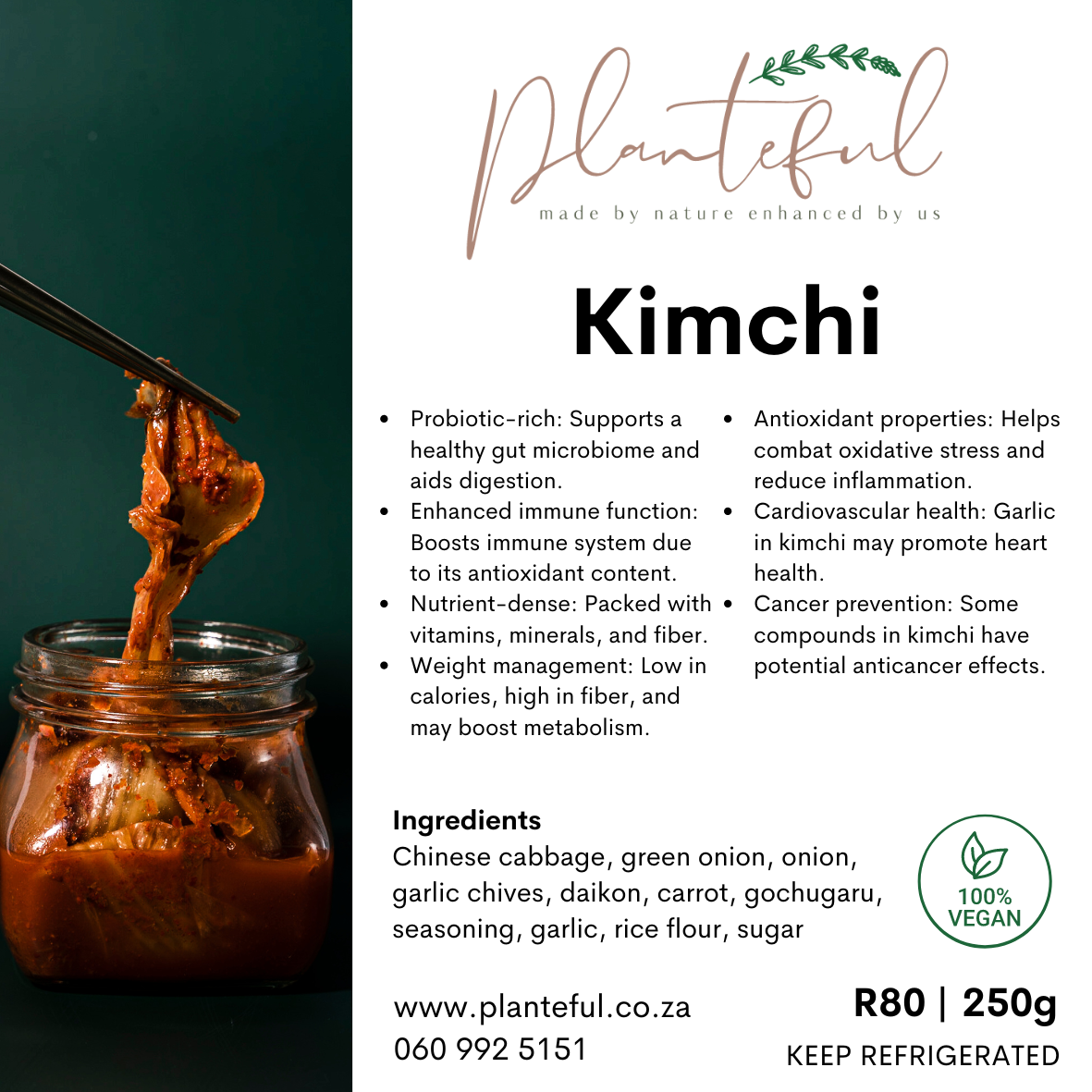 Vegan Korean kimchi