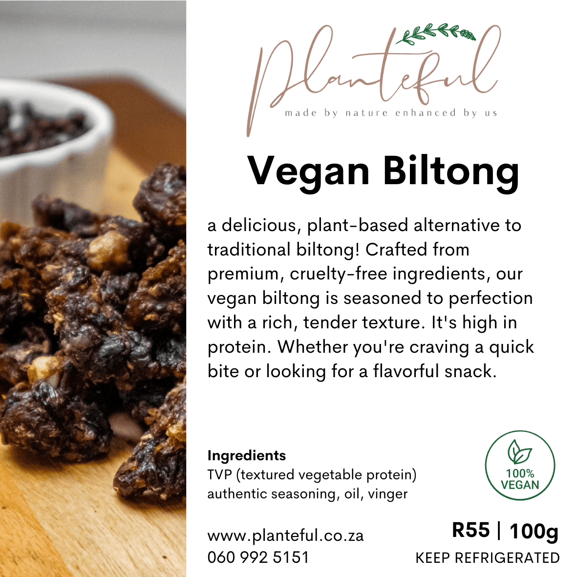 Vegan Biltong chunks