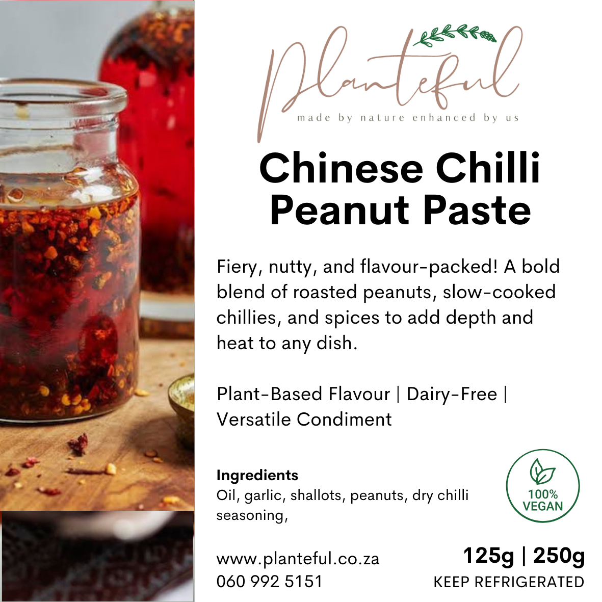 Chinese Chilli Peanut Paste